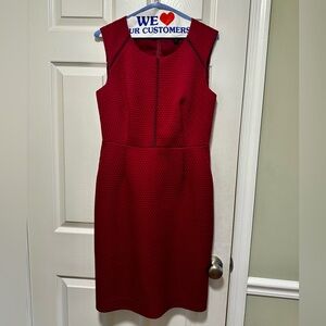 Elegant Burgundy J Crew Dress - Size 6